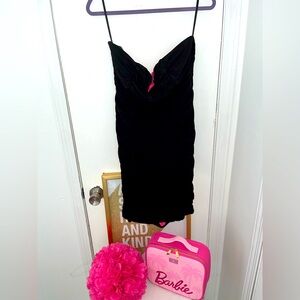 Black Women's Intimate Slip Dress